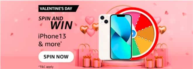 spin and win iphone 13