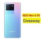 iQOO Neo 6 5G Giveaway