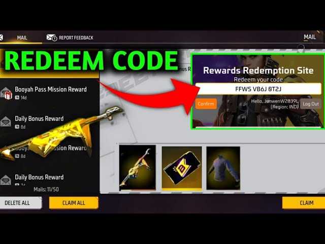 today 6 april free fire new redeem code